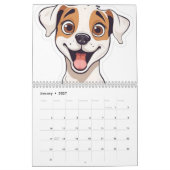 Aangepaste hondenfotokalender Persoonlijk huisdier Kalender (Jan 2027)