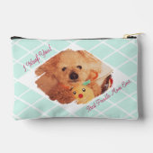 Aangepaste hondenfotozak | Beste Poodle-moeder ooi Etui (Achterkant)