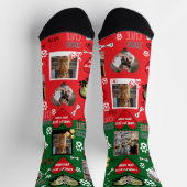 Aangepaste hondengezicht Sokken, gepersonaliseerde Sokken (Top)