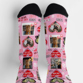 Aangepaste hondengezicht Sokken, gepersonaliseerde Sokken (Top)