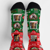 Aangepaste hondengezicht Sokken, gepersonaliseerde Sokken (Top)