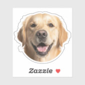 Aangepaste hondengezicht Sticker - Gepersonaliseer (Vel)