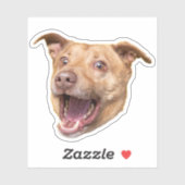 Aangepaste hondengezicht Stickers | Dog Mom Gift (Vel)