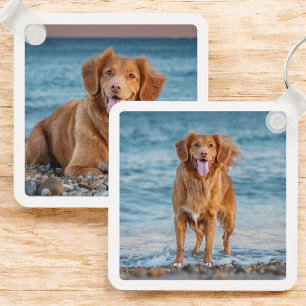 Aangepaste Hondenliefhebber Gepersonaliseerde Pet  Sleutelhanger