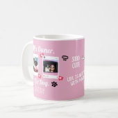 Aangepaste Hondenliefhebber Mok | Gepersonaliseerd (Voorkant links)