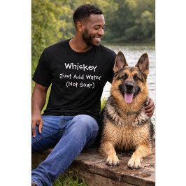 Aangepaste hondenliefhebber | Voeg alleen water to T-shirt