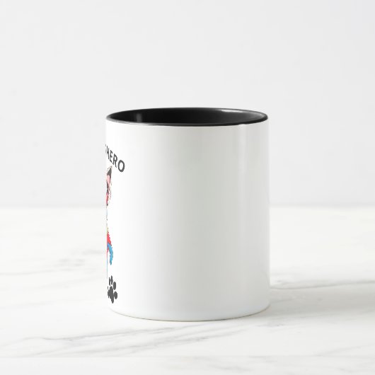 Aangepaste Hondennaam Hero Mok | Aangepaste Mok vo (Midden)