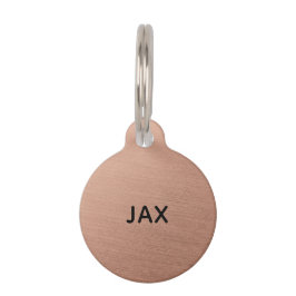 Aangepaste hondenpenning Minimalistische naam Hond Huisdierpenning