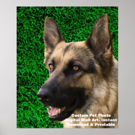 Aangepaste hondenposter met foto - Persoonlijk hui Poster