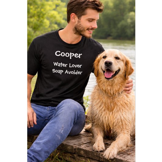 Aangepaste hondliefhebber citaat | Waterliefhebber T-shirt