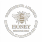 Aangepaste honing zakelijke promotie sticker (Voorkant)