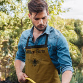 Aangepaste Honingbijen Apiarist Imker Chef Boerder Schort