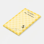 Aangepaste honingbijenleraar Post IT Notes Gift (Schuin)