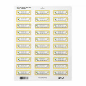 Aangepaste honingstempel houdbaarheidsdatum etiket (Full Sheet)