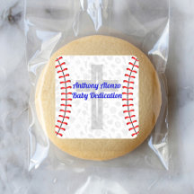 Aangepaste honkbal baby-inwijding met kruis