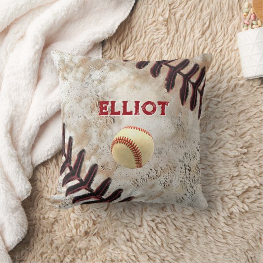 Aangepaste honkbal kussen, gepersonaliseerde honkb kussen (Deken)