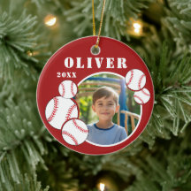 Aangepaste Honkbal Rode Sport Foto