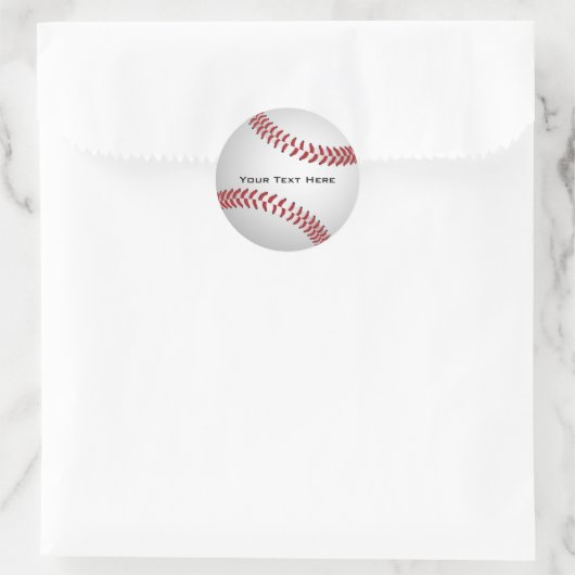 Aangepaste honkbal Sticker (Tas)