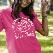 Aangepaste honkbal vader squad met team naam numme t-shirt