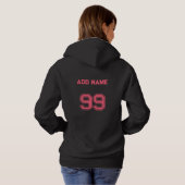Aangepaste honkbalmoeder squad hoodie | Honkbal ca (Achterkant volledig)