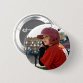 Aangepaste honkbalsport Foto Ronde Button 5,7 Cm (Voorkant /achterkant)