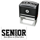 Aangepaste hoofdblokletters van 2019  zelfinktende stempel (In situ)