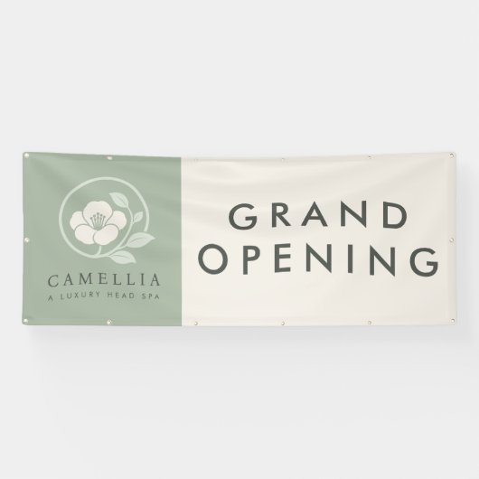 Aangepaste hoofdspa grand opening banner (Horizontaal)