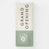 Aangepaste hoofdspa grand opening banner (Verticaal)
