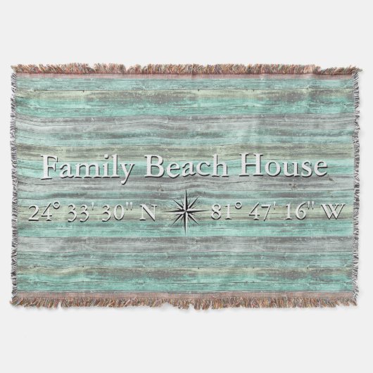 Aangepaste hoogte en lengte van het kustdecor deken (Voorkant)