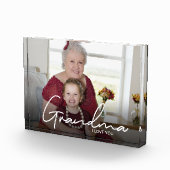 Aangepaste Horizontale Foto Oma Ik hou van jou (Rechts)