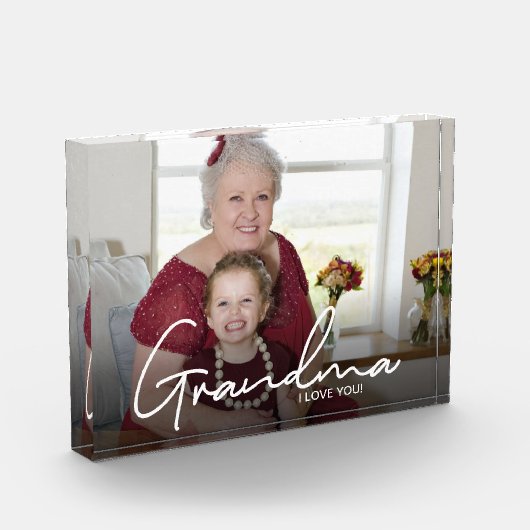 Aangepaste Horizontale Foto Oma Ik hou van jou (Links)