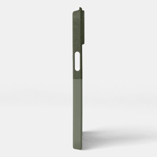 Aangepaste Horizontale Split Moss Groene iPhone 13 iPhone Hoesje (Rechterkant)