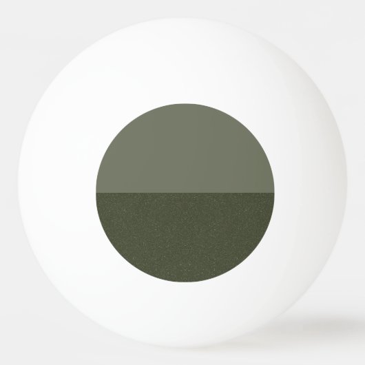Aangepaste Horizontale Split Moss Groene Ping Pong Pingpongbal (Voorkant)