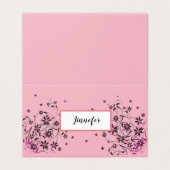 Aangepaste horizontale tapekaart kaart (Buitenkant ongevouwen)