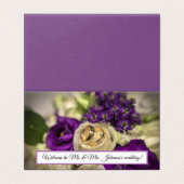 Aangepaste horizontale tapekaart kaart (Buitenkant ongevouwen)