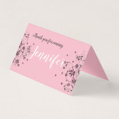 Aangepaste horizontale tapekaart kaart (Voorkant)