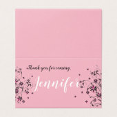 Aangepaste horizontale tapekaart kaart (Buitenkant ongevouwen)