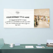 Aangepaste horizontale zaken spandoek (Beurs)