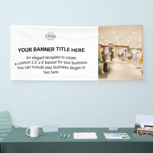 Aangepaste horizontale zaken spandoek (Beurs)