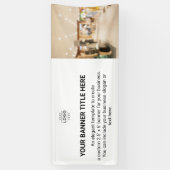 Aangepaste horizontale zaken spandoek (Verticaal)