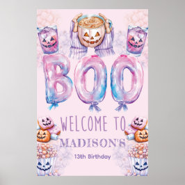 Aangepaste Horror Film Verjaardag Sleepover Sign Poster