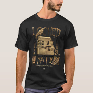 Aangepaste Horror Schedel Slot 666 T-shirt