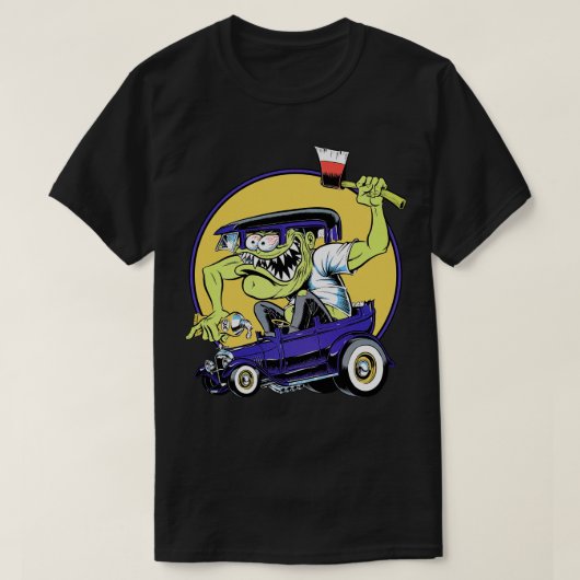 AANGEPASTE HOT ROD T-SHIRT (Design voorkant)