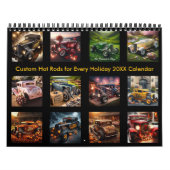 Aangepaste Hot Rods voor elke vakantie 20XX Kalender (Hoes)