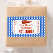Aangepaste hotsauslabels Aangepaste homemade-voedi Etiket (Insitu)