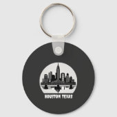 Aangepaste Houston Skyline Sleutelhanger (Voorkant)