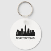 Aangepaste Houston Texas Skyline Sleutelhanger (Achterkant)