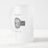 Aangepaste houtbewerking Zaagblad Vliegtuig Drinkw Matglas Bierpul (Voorkant links)