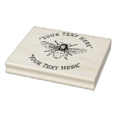 Aangepaste Houten Bij Textuur Stempel (Stempel)