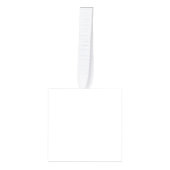 Aangepaste Houten Kubus Ornament (Voorkant)